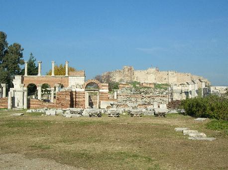 St John's Basilica and Selcuk castle